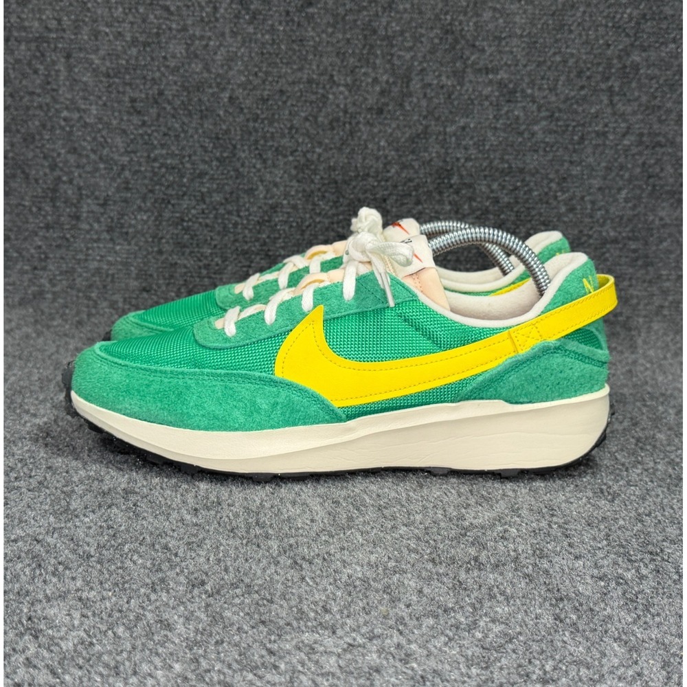 Nike Waffle Debut Vintage Shoes Mens 11 Stadium Green Opti Yellow Athletic Retro - Picture 4 of 12